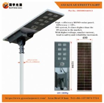 All in on solar street light
