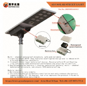 All in on solar street light